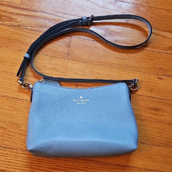 Kate Spade, Light Blue Crossbody Bag, Adjustable Strap, Like New Condition - Picture 1 of 14